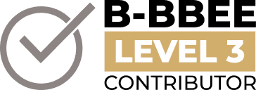 B-BBEE Level Contributor certification graphic